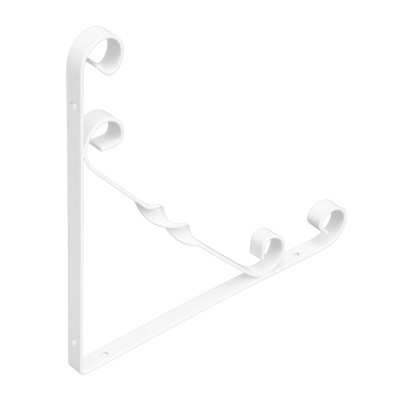 Кронштейн декоративный, 250 х 250 мм, белый Сибртех