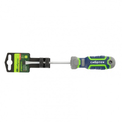 Отвертка SL5 х 100 мм, CrV, четырехкомпонентная рукоятка Сибртех