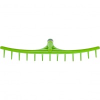 Грабли пластиковые, 655 мм, 13 круглых зубьев, сенные, без черенка, Сибртех