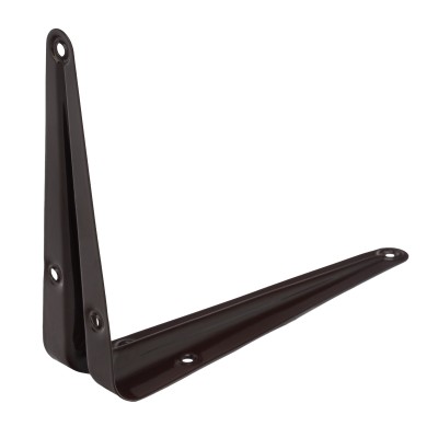 Кронштейн угловой с ребром, 125 х 150 мм, коричневый Сибртех Кронштейн угловой с ребром, 125 х 150 мм, коричневый Сибртех