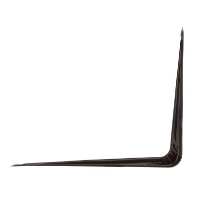 Кронштейн угловой с ребром, 125 х 150 мм, коричневый Сибртех Кронштейн угловой с ребром, 125 х 150 мм, коричневый Сибртех