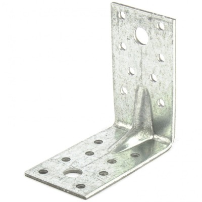 Крепежный уголок усиленный 2.5 мм, KUU 70 x 70 x 40 мм Сибртех