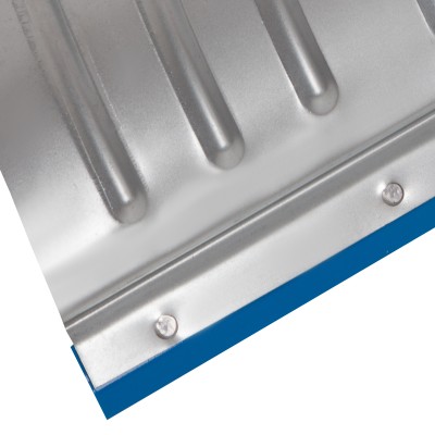 Лопата для уборки снега алюминиевая, 430 х 370 х 1350 мм, деревянный черенок, Сибртех