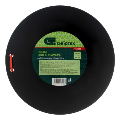 Леска для триммера круглая, на DIN катушке, 3.0 мм х 120 м, Сибртех Леска для триммера круглая, на DIN катушке, 3.0 мм х 120 м, Сибртех