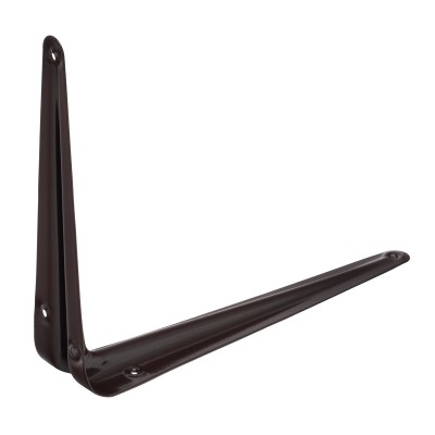 Кронштейн угловой с ребром, 175 х 225 мм, коричневый Сибртех Кронштейн угловой с ребром, 175 х 225 мм, коричневый Сибртех