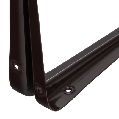 Кронштейн угловой с ребром, 175 х 225 мм, коричневый Сибртех Кронштейн угловой с ребром, 175 х 225 мм, коричневый Сибртех