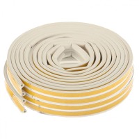 Уплотнитель, 6 м, профиль "P", белый Сибртех Уплотнитель, 6 м, профиль "P", белый Сибртех