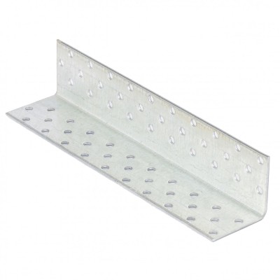 Крепежный уголок равносторонний 2 мм, KUR 40 x 40 x 200 мм Сибртех