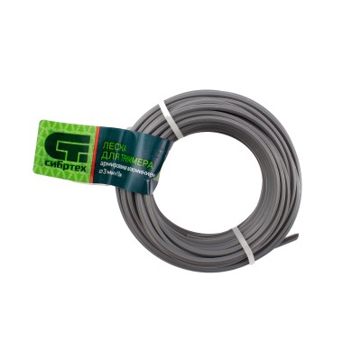 Леска для триммера звезда, армированная алюминием, 3.0 мм х 10 м, Сибртех