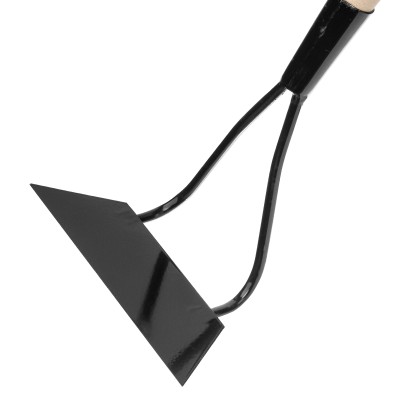 Мотыга стальная, 200 х 65 х 1380 мм, деревянный черенок, Сибртех