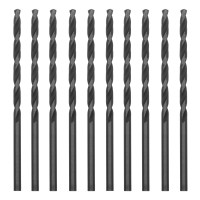 Сверло по металлу, 2.5 мм, быстрорежущая сталь, 10 шт, цилиндрический хвостовик Сибртех