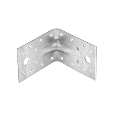 Крепежный уголок усиленный 2.5 мм, KUU 70 x 70 x 55 мм Сибртех