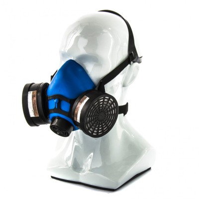 Полумаска изолирующая ИСТОК-300/400 с фильтрами А1Р1 (РУ-60М) Сибртех