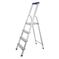 Стремянка алюминиевая с органайзером "Универсал", 4 ступени, Сибртех