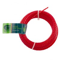 Леска для триммера квадратная витая, 2.4 мм х 10 м, Сибртех Леска для триммера квадратная витая, 2.4 мм х 10 м, Сибртех