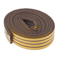 Уплотнитель, 6 м, профиль "P", коричневый Сибртех Уплотнитель, 6 м, профиль "P", коричневый Сибртех