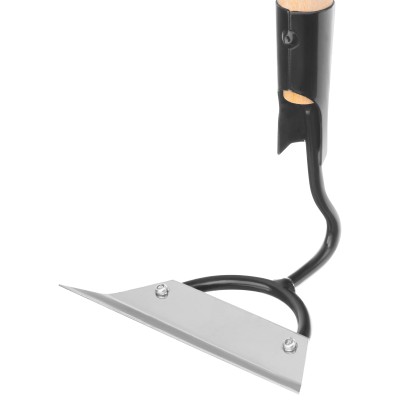 Мотыга, нержавеющая сталь, 150 х 50 х 1300 мм, деревянный черенок, Сибртех