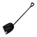 Лопата для уборки снега пластиковая, 385 х 410 х 1350 мм, алюминиевый черенок, Сибртех