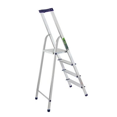 Стремянка алюминиевая с органайзером "Универсал", 4 ступени, Сибртех