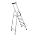 Стремянка алюминиевая с органайзером "Универсал", 4 ступени, Сибртех