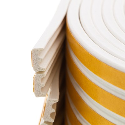 Уплотнитель резиновый, 24 м, профиль "E", белый Сибртех Уплотнитель резиновый, 24 м, профиль "E", белый Сибртех