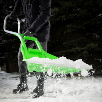 Движок для уборки снега пластиковый, 670 х 530 х 1410 мм, алюминиевая рукоятка, Сибртех Движок для уборки снега пластиковый, 670 х 530 х 1410 мм, алюминиевая рукоятка, Сибртех