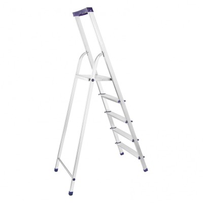 Стремянка алюминиевая с органайзером "Универсал", 5 ступеней, Сибртех Стремянка алюминиевая с органайзером "Универсал", 5 ступеней, Сибртех