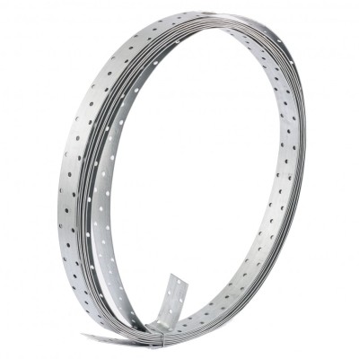 Лента перфорированная монтажная, 1.5 мм, LM 3см х 10 м, отвер. 4.5-5 мм, цинк Сибртех