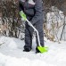 Лопата для уборки снега стальная, 470 х 350 х 1320 мм, стальной черенок, Сибртех