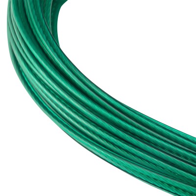 Трос металлополимерный зеленый ПР-2.0, толщина 2.0 мм, моток 20 метров Сибртех Трос металлополимерный зеленый ПР-2.0, толщина 2.0 мм, моток 20 метров Сибртех
