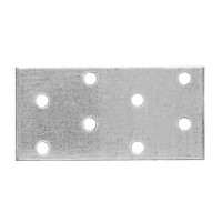 Пластина соединительная 2 мм, PS 40 х 80 мм Сибртех Пластина соединительная 2 мм, PS 40 х 80 мм Сибртех