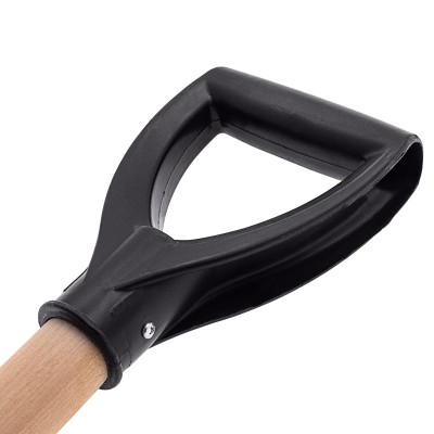 Лопата для сыпучих грузов, 215х290х1340 мм, деревянный лакированный черенок, Сибртех