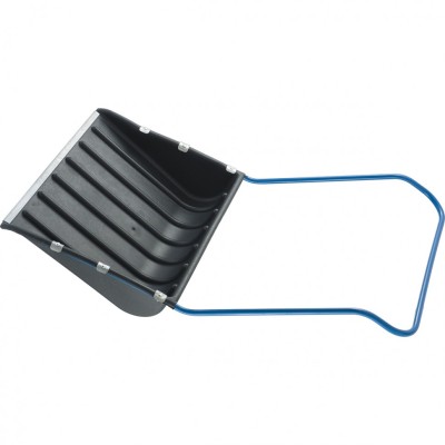 Движок для уборки снега пластиковый, 735 х 555 х 1250 мм, стальная рукоятка, Сибртех