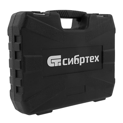 Набор инструмента, 1/2", 1/4", пластиковый кейс,94 предмета Сибртех Набор инструмента, 1/2", 1/4", пластиковый кейс,94 предмета Сибртех