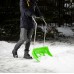 Движок для уборки снега пластиковый, 815 х 440 х 1150 мм, алюминиевая рукоятка, Сибртех