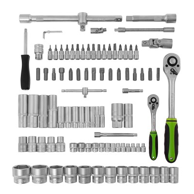 Набор инструмента, 1/2", 1/4", пластиковый кейс,94 предмета Сибртех Набор инструмента, 1/2", 1/4", пластиковый кейс,94 предмета Сибртех