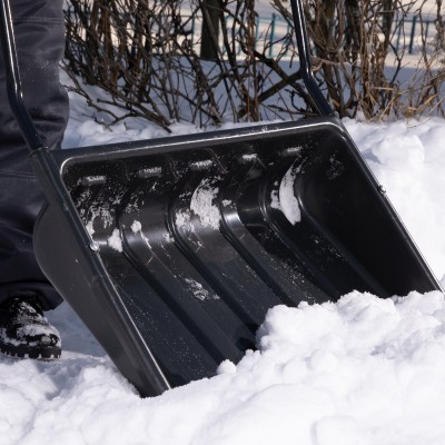 Движок для уборки снега пластиковый, 700х550х1470 мм, стальная рукоятка, Сибртех Движок для уборки снега пластиковый, 700х550х1470 мм, стальная рукоятка, Сибртех