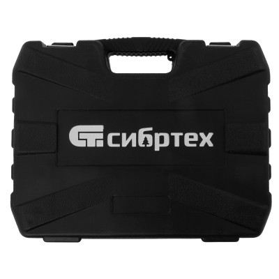 Набор инструмента, 1/2", 1/4", пластиковый кейс,94 предмета Сибртех Набор инструмента, 1/2", 1/4", пластиковый кейс,94 предмета Сибртех