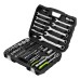 Набор инструмента, 1/2", 1/4", пластиковый кейс, 83 предмета Сибртех