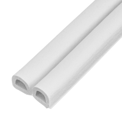 Уплотнитель, 6 м, профиль "D", белый Сибртех Уплотнитель, 6 м, профиль "D", белый Сибртех