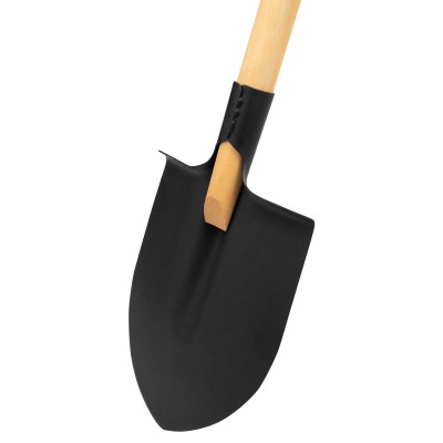 Лопата штыковая, 215х290х1340 мм, деревянный лакированный черенок, Сибртех