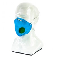 Полумаска фильтрующая (респиратор) складная, с клапаном выдоха, FFP1 Сибртех