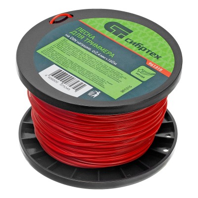 Леска для триммера звезда, на DIN катушке, 2.4 мм х 160 м, Сибртех Леска для триммера звезда, на DIN катушке, 2.4 мм х 160 м, Сибртех