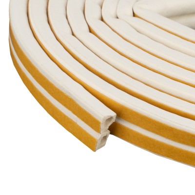 Уплотнитель, 12 м, профиль "D", белый Сибртех Уплотнитель, 12 м, профиль "D", белый Сибртех