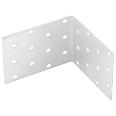 Крепежный уголок равносторонний 2 мм, KUR 40 x 40 x 80 мм Сибртех