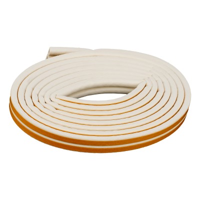 Уплотнитель, 12 м, профиль "D", белый Сибртех Уплотнитель, 12 м, профиль "D", белый Сибртех