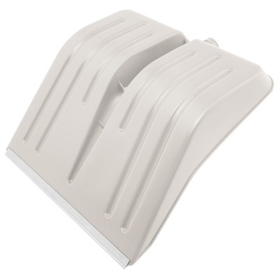 Лопата для уборки снега пластиковая, белая, 420 х 425 мм, без черенка, Сибртех