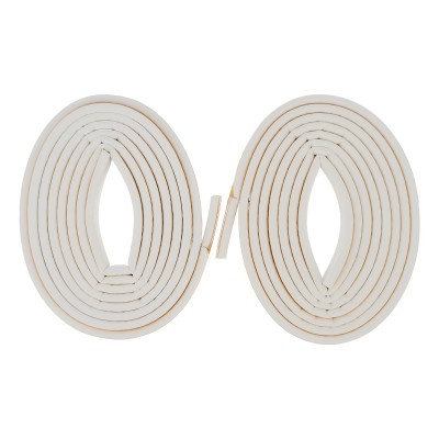 Уплотнитель, 12 м, профиль "D", белый Сибртех