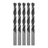 Сверло по металлу, 9.5 мм, быстрорежущая сталь, 5 шт, цилиндрический хвостовик Сибртех Сверло по металлу, 9.5 мм, быстрорежущая сталь, 5 шт, цилиндрический хвостовик Сибртех