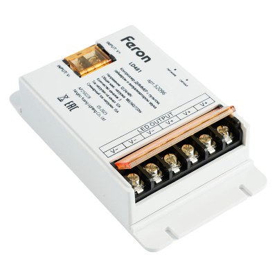 Контроллер диммер для светодиодной ленты с П/У белый, 12-24V, LD62 Артикул 52096